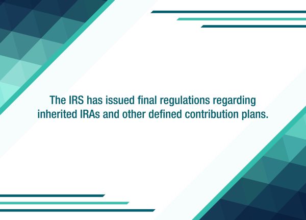 IRS issues final regulations on inherited IRAs